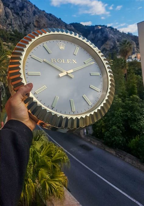 temporary Rolex clock